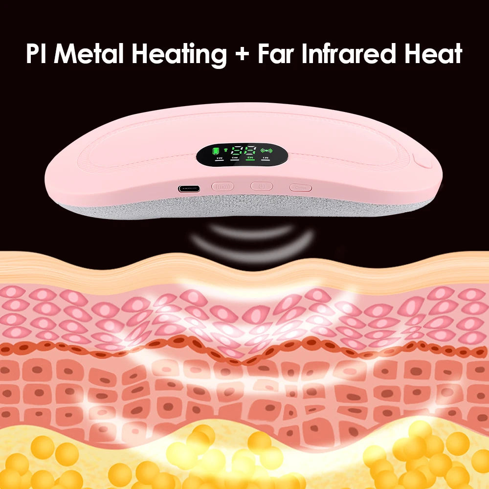WareWell LunaHeat™- Portable Heating Pad Menstrual Heating Massager Belt