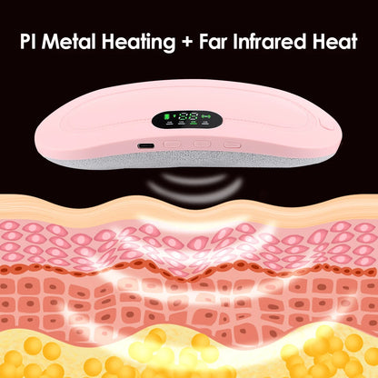 WareWell LunaHeat™- Portable Heating Pad Menstrual Heating Massager Belt